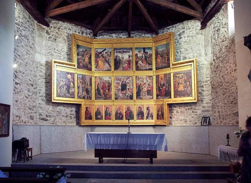 Actual retablo de Horcajo