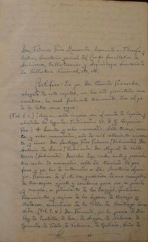 Transcripción del “Legajo de documentos de juicios que comienzan en 1755”