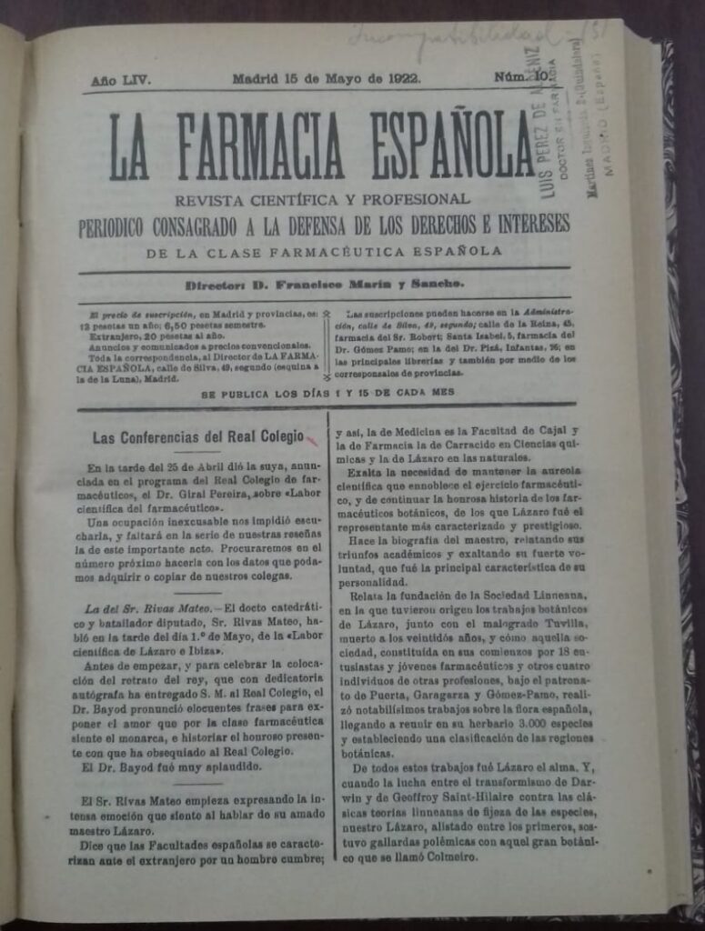 "La Farmacia Española"